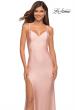 Picture of: Rhinestone Strap Simple Long Jersey Dress in Pink, Style: 30435, Detail Picture 15
