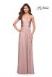 Picture of: Simple Strapless Jersey Dress with High Slit in Mauve, Style: 30700, Detail Picture 15