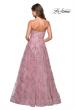 Picture of: Strapless A Line sequin Prom Gown with Pockets in Mauve, Style: 27237, Back Picture
