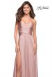 Picture of: Simple Strapless Jersey Dress with High Slit in Mauve, Style: 30700, Detail Picture 2