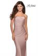 Picture of: Floor Length Strapless Prom Dress with Pleating in Mauve, Style: 28269, Detail Picture 3
