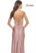 Picture of: Jersey Dress with Knot Detail and Sheer Rhinestone Bodice in Mauve, Style: 31556, Detail Picture 5