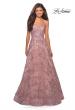Picture of: Unique Sequin Prom Gown with Sweetheart Neckline in Mauve, Style: 27199, Detail Picture 7