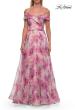 Picture of: Off-the-Shoulder Floral Chiffon A-Line Gown in Multi, Style: 33710, Main Picture