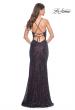 Picture of: Stretch Sequin Fitted Prom Dress with Open Back in Multi, Style: 31953, Back Picture