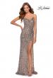Picture of: Fully Sequined Floor Length Dress with Scoop Neck in Multi, Style: 28482, Detail Picture 1
