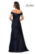 Picture of: Off the Shoulder Satin Evening Dress with Pleating, Style: 28103, Detail Picture 3