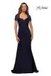 Picture of: Satin Evening Dress with Lace and Scoop Neckline, Style: 27989, Detail Picture 4