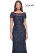Picture of: Gorgeous Vintage Beaded Mother of the Bride Dress in Navy, Style: 31709, Main Picture