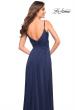 Picture of: Elegant Criss-Cross Ruched Bodice Jersey Dress in Navy, Style: 30571, Detail Picture 15
