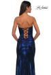 Picture of: Stunning Metallic Prom Dress with Sweetheart Neckline in Navy, Style: 32757, Detail Picture 16
