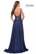 Picture of: Gorgeous Satin Gown with Sheer Lace Bodice, Style: 30580, Detail Picture 2
