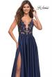 Picture of: Gorgeous Satin Gown with Sheer Lace Bodice, Style: 30580, Detail Picture 6