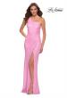 Picture of: Neon Pink One Shoulder Sequin Dress with Open Back in Neon Pink, Style 29654, Main Picture