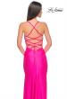 Picture of: Jersey Dress with Square Neckline and Ruching in Neon Pink, Style: 31129, Detail Picture 8