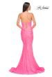 Picture of: Strapless Sweetheart Mermaid Sequin Prom Gown in Neon Pink, Style: 32092, Detail Picture 10