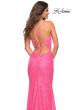 Picture of: Unique Soft Sequin Dress in Neon Pink in Neon Pink, Detail Picture 2