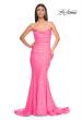 Picture of: Strapless Sweetheart Mermaid Sequin Prom Gown in Neon Pink, Style: 32092, Detail Picture 2