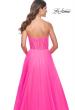 Picture of: Neon Strapless Sweetheart A-Line Corset Prom Dress in Neon Pink, Style: 32341, Detail Picture 2