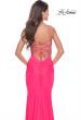 Picture of: Modern Jersey Dress with Twist Band Details in Neon in Neon Pink, Style: 31439, Detail Picture 4