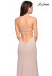 Picture of: Simple Long Prom Dress with Strappy Beaded Back in Nude, Style: 27089, Detail Picture 2