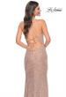 Picture of: Stretch Sequin Fitted Prom Dress with Open Back in Nude, Style: 32331, Detail Picture 4