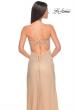 Picture of: Rhinestone Embellished Fitted Dress with Illusion Bustier Top in Nude, Style: 32435, Detail Picture 6