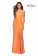 Picture of: Vibrant Wrap Style Sequin Dress with Slit, Style: 30620, Detail Picture 3