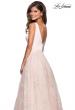 Picture of: Elegant Ball Gown With Floral Printed Skirt and Pockets in Pale Pink, Style: 27325