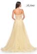 Picture of: Sweetheart Strapless Gown with Beautiful Lace Applique in Pale Yellow, Style: 32082, Detail Picture 8