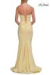 Picture of: Strapless Ruched Mermaid Gown with Lace-Up Back in Pale Yellow, Style: 33360, Detail Picture 22