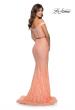Picture of: Two Piece Off the Shoulder Sequin Lace Prom Dress in Peach, Style: 28565, Detail Picture 3