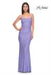 Picture of: Chic Soft Sequin Stretch Dress with Open Back in Periwinkle, Style: 31429, Main Picture