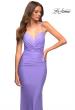Picture of: Prom Dress with Knot at Waist and Open Back in Purple, Style: 30471, Detail Picture 8