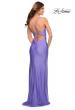 Picture of: Prom Dress with Cut Outs at Hip and High Slit in Periwinkle, Style: 30726, Detail Picture 15