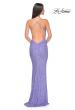 Picture of: Chic Soft Sequin Stretch Dress with Open Back in Periwinkle, Style: 31429, Back Picture