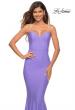 Picture of: Rhinestone Diamond Strap Chic Jersey Dress in Periwinkle, Detail Picture 1