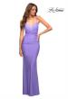 Picture of: Prom Dress with Knot at Waist and Open Back in Purple, Style: 30471, Detail Picture 3