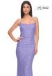 Picture of: Chic Soft Sequin Stretch Dress with Open Back in Periwinkle, Style: 31429, Detail Picture 5