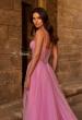 Picture of: Cute A-line Prom Dress with Pearl and Rhinestone Tulle in Pink , Style 32644, Detail Picture 2