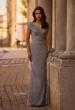 Picture of: Lace Off The Shoulder Cap Sleeve Evening Dress, Style: 27982, Main Picture