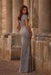 Picture of: Lace Off The Shoulder Cap Sleeve Evening Dress, Style: 27982, Back Picture