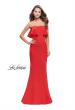 Picture of: Strapless Mermaid Prom Dress with Ruffles in Poppy Red, Style: 25419, Main Picture