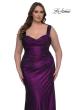 Picture of: Metallic Curve Dress with Flattering Ruching in Purple , Style: 32991, Detail Picture 13