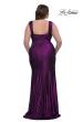Picture of: Metallic Curve Dress with Flattering Ruching in Purple , Style: 32991, Detail Picture 3