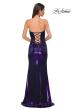 Picture of: Stunning Metallic Prom Dress with Sweetheart Neckline in Purple , Style 32757, Detail Picture 6