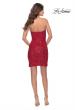 Picture of: Sweetheart Strapless Dress with Ruffle Skirt in Red, Style: 30932, Detail Picture 9