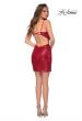 Picture of: Short Sequin Party Dress with Scoop Neckline in Red, Style: 29292, Detail Picture 4