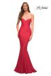 Picture of: Chic Jersey Gown with Sweetheart Neckline in Red, Main Picture