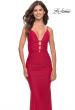 Picture of: Modern Jersey Dress with Twist Band Details in Red, Style: 31333, Main Picture